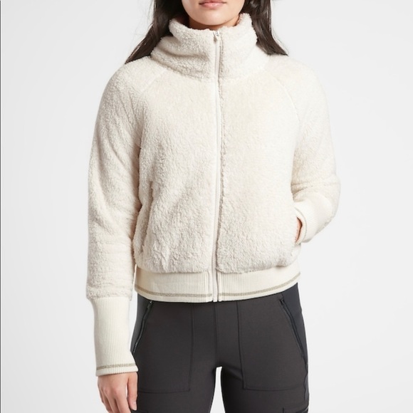 Athleta Jackets & Coats Athleta Sherpa Jacket Poshmark